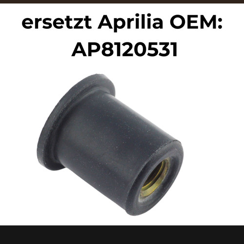 10x gummimutter für aprilia - für,
