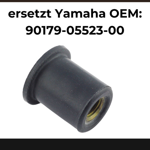 10x gummimutter für yamaha - gummimutter,