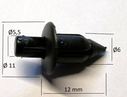 10x 6mm befestigungs - 6mm,